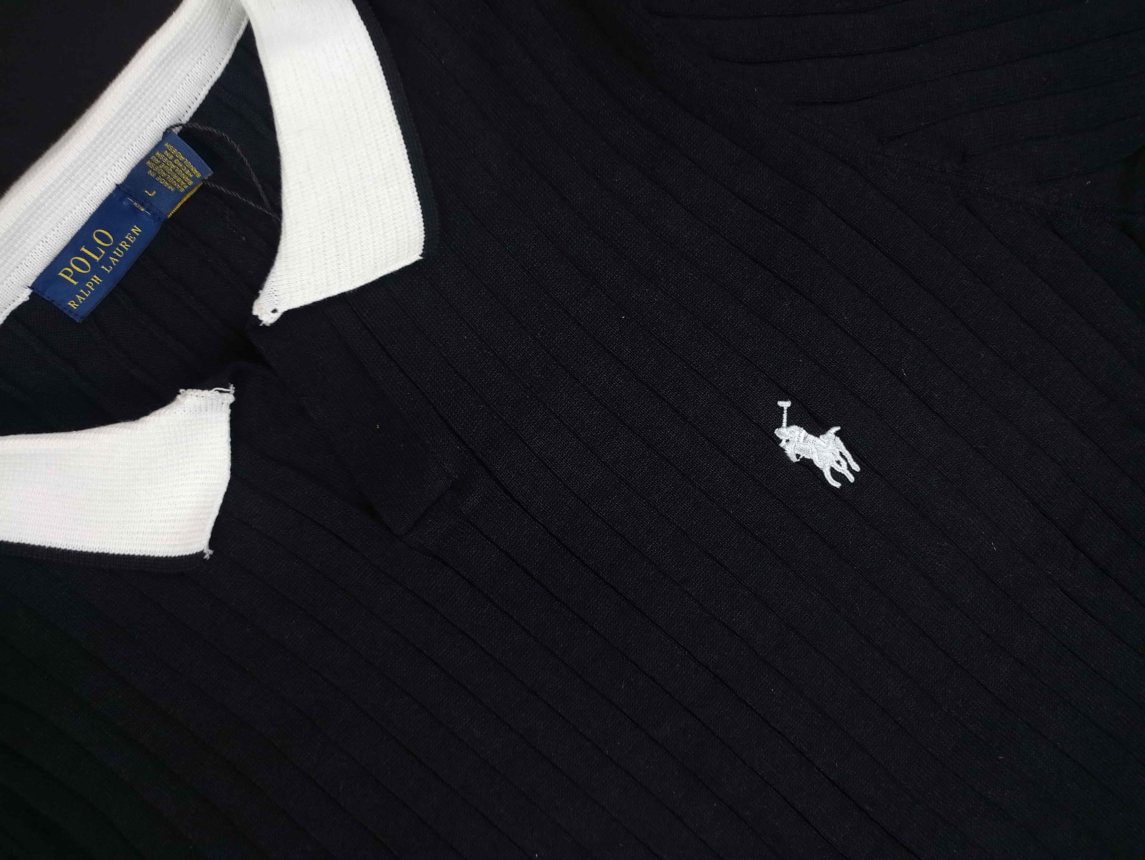 AKINO Premium Old Money Polo — Black - View 4 - Premium Polo by Akino