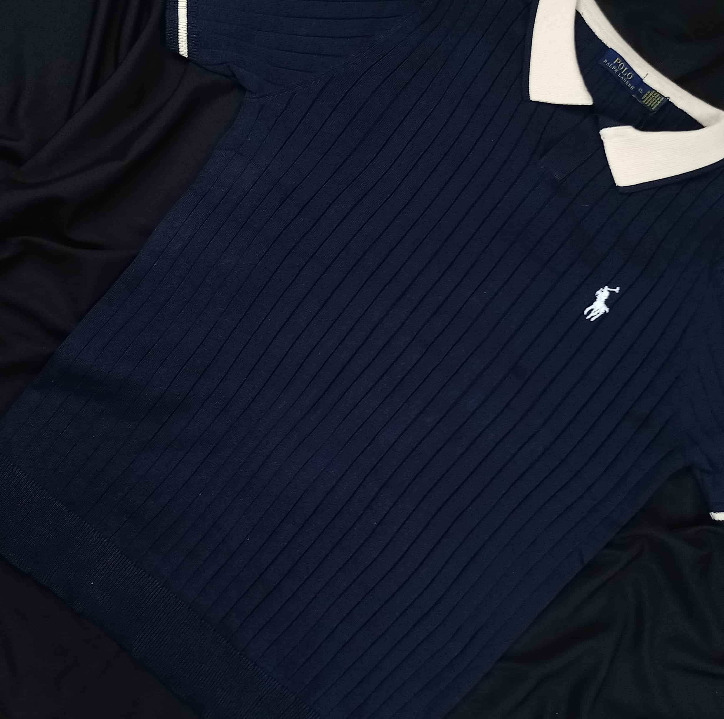 AKINO Premium Old Money Polo — Blue - View 1 - Premium Polo by Akino