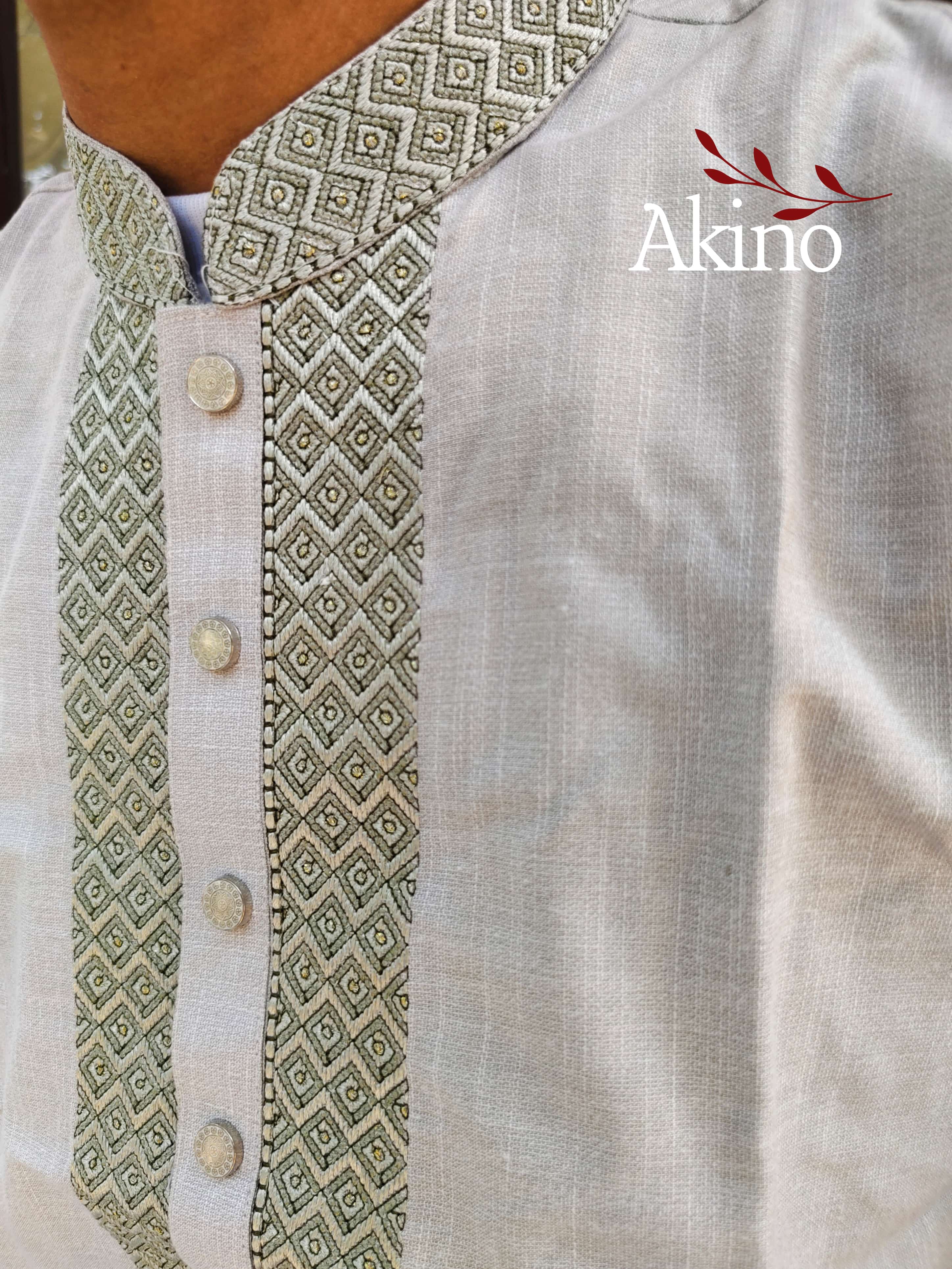 AKINO-SIGNATURE Superstar Cotton Panjabi - View 1 - Premium Panjabi by Akino