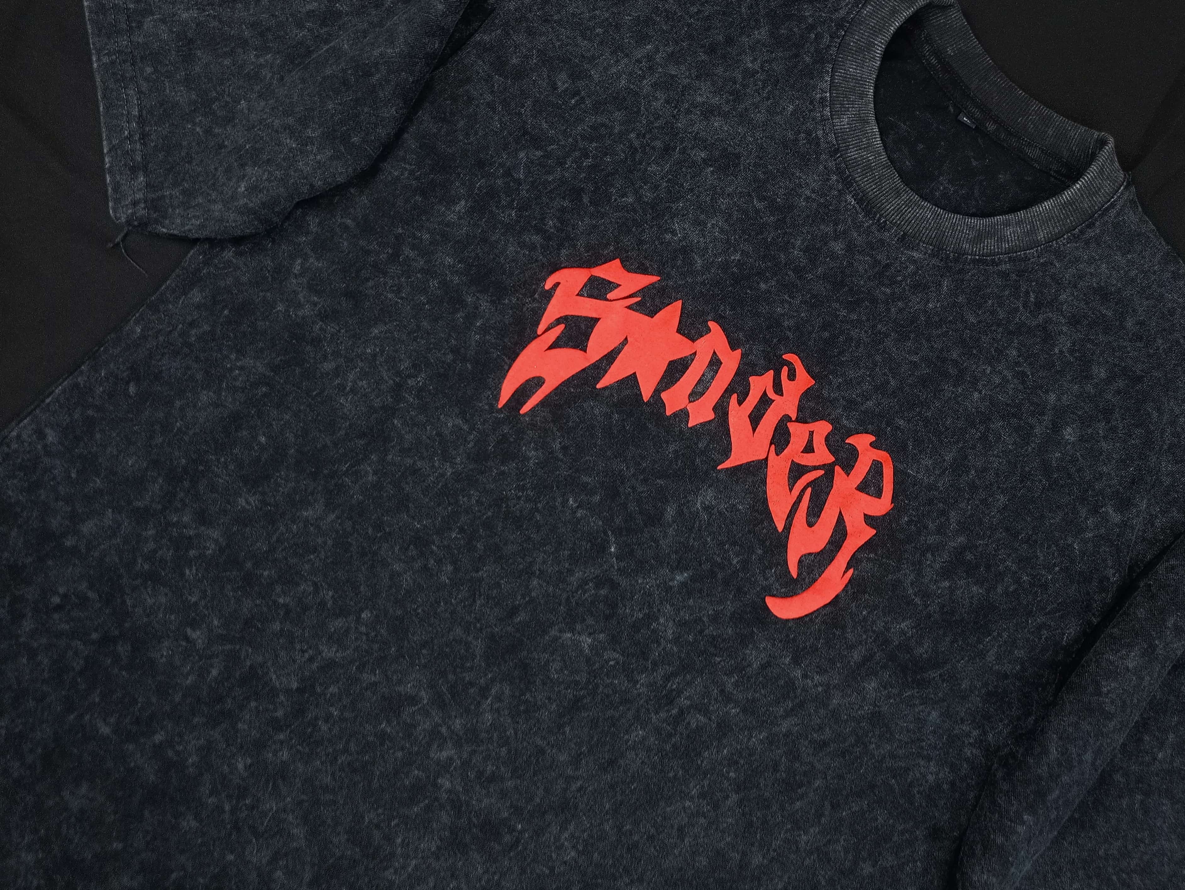 AKINO-DROP SHOULDER Acid Wash Spiderman - View 4 - Premium Panjabi by Akino