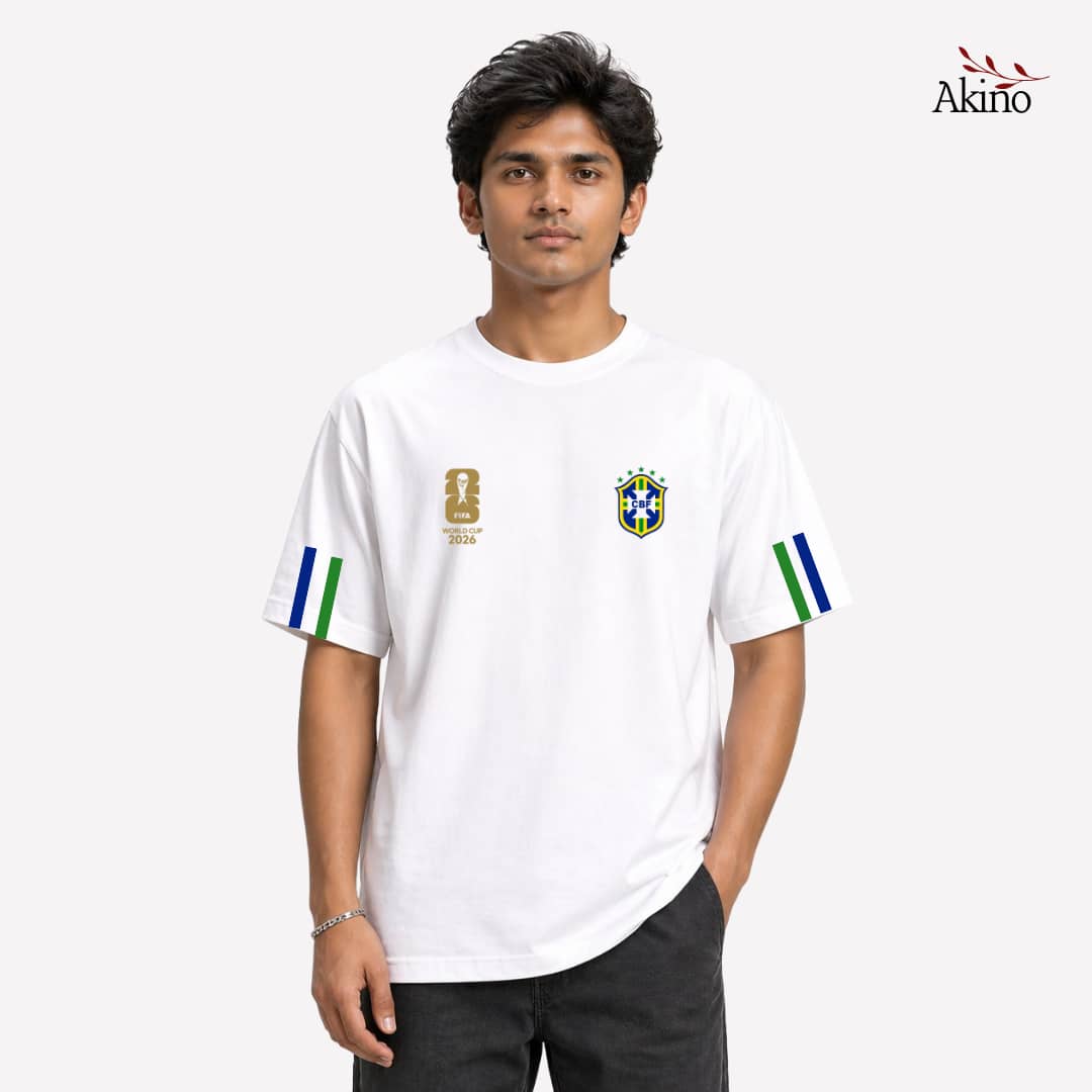 FIFA World Cup 2026 Jercy — Brasil (White) — Premium Jercy by Akino — main