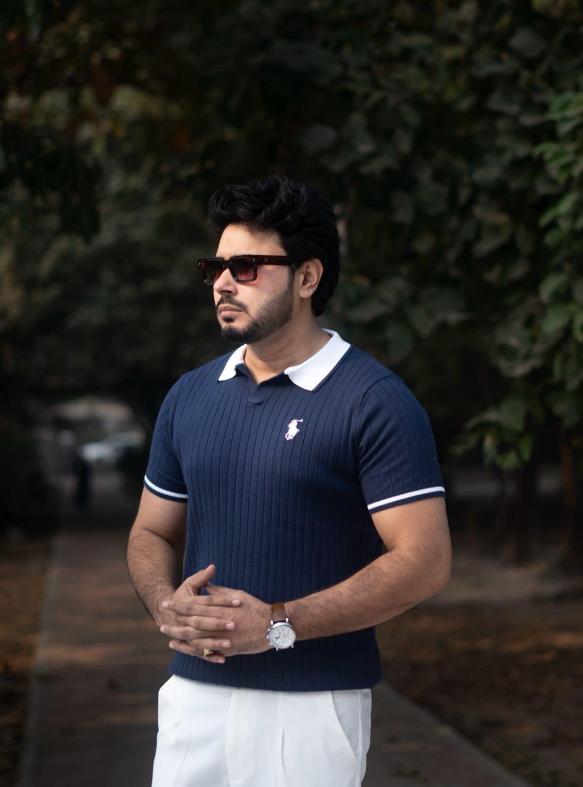 AKINO Premium Old Money Polo — Blue — Premium Polo by Akino