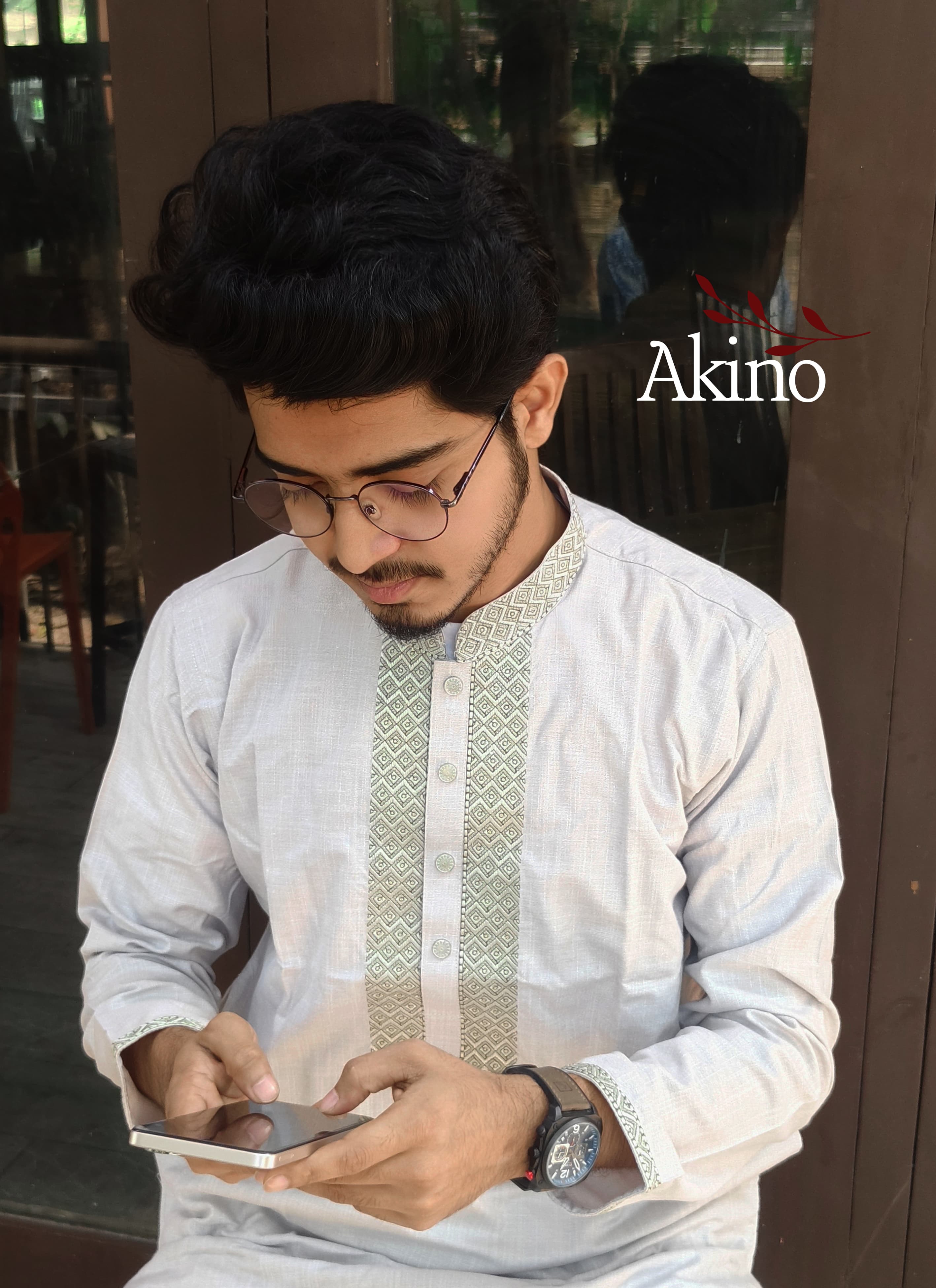 AKINO-SIGNATURE Superstar Cotton Panjabi — Akino