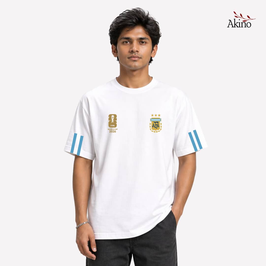 FIFA World Cup 2026 Jercy — Argentina (White) — Premium Jercy by Akino — main
